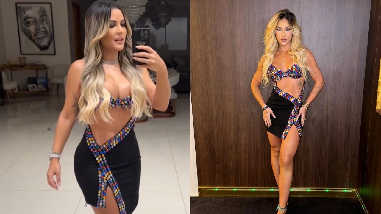 Vestuário em evidência: Virginia Fonseca repete look usado por Deolane