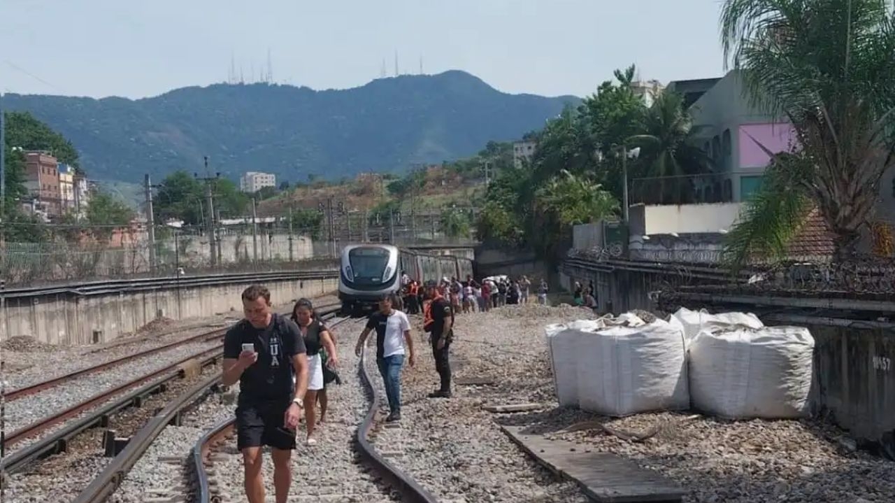 Metrô do Rio volta a funcionar normalmente após descarrilamento