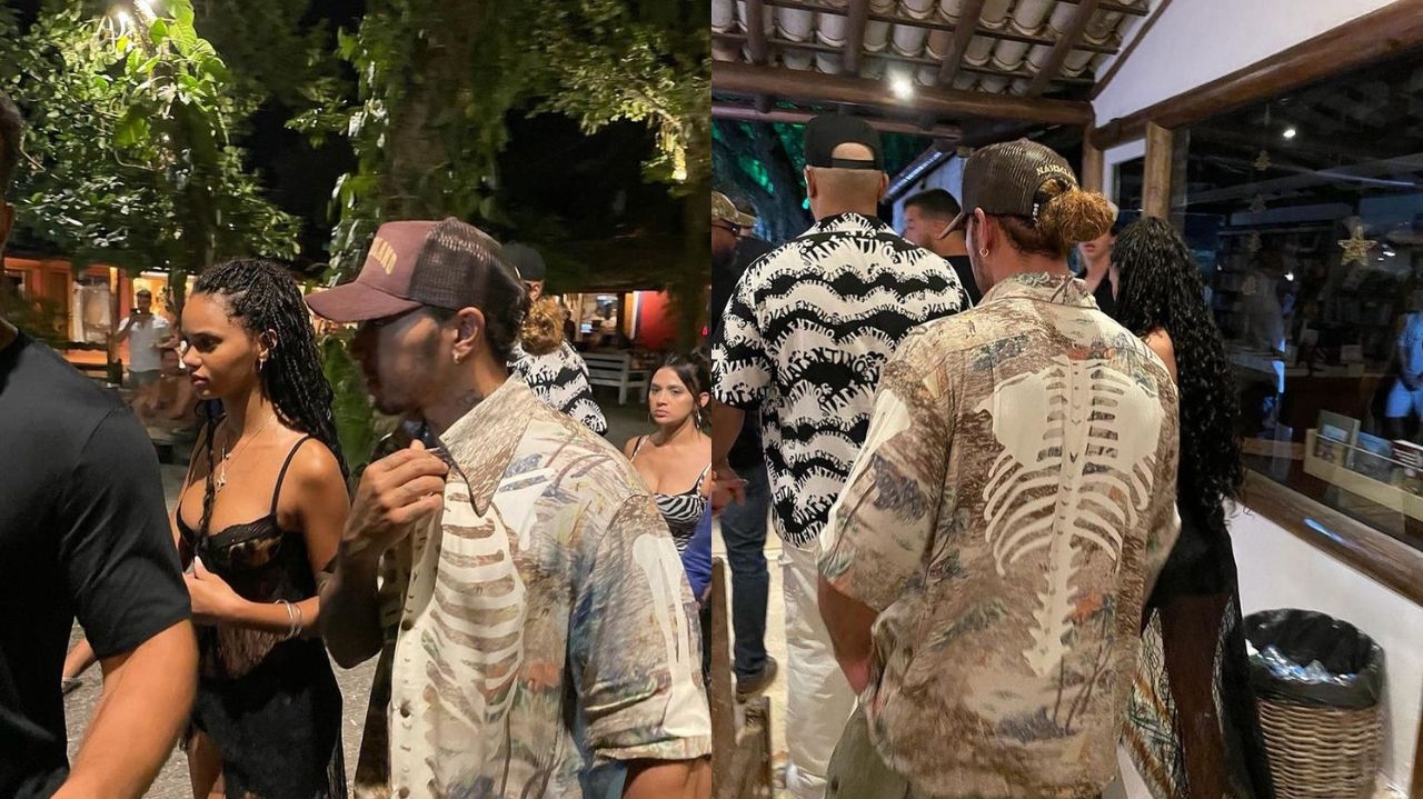 Lewis Hamilton pousa no Brasil e é flagrado com modelo brasileira