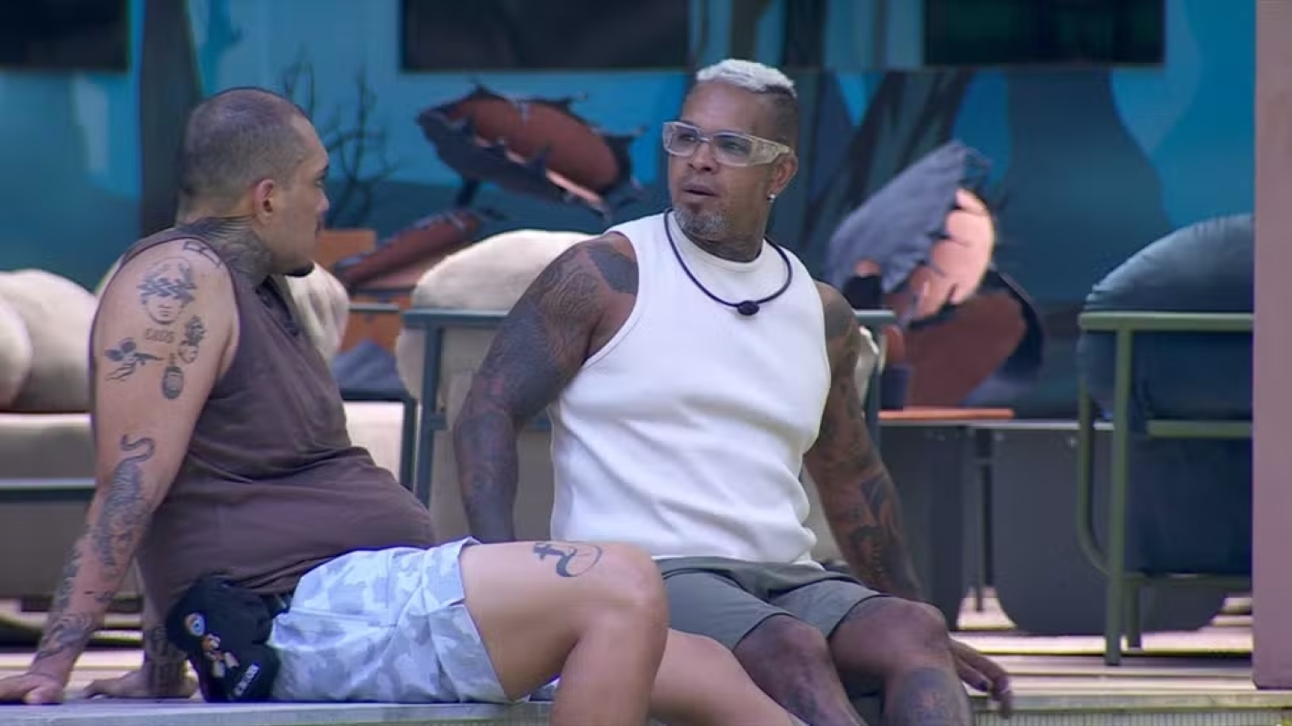 BBB 24: MC Bin Laden e Rodriguinho discutem movimentações e queridômetro na casa