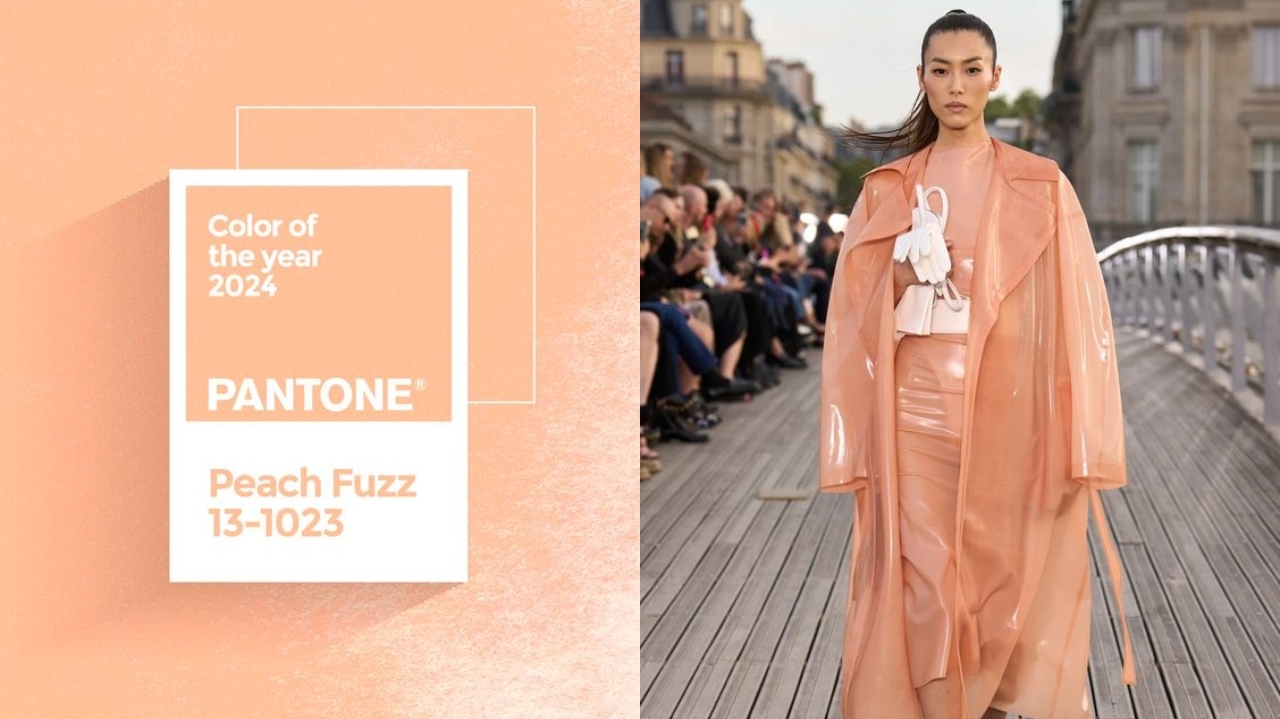 Peach Fuzz, a cor do ano da Pantone, é a tendência de moda de 2024