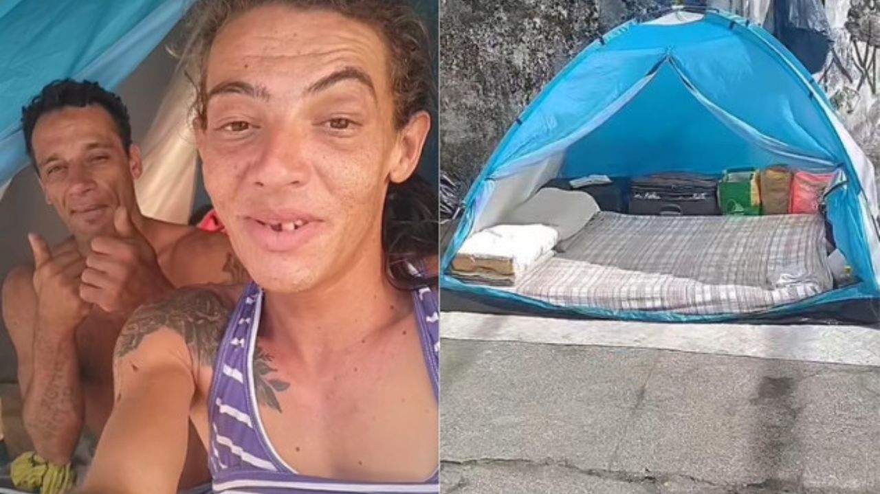 Casal que mostrava vida nas ruas aluga apartamento com ajuda de seguidores