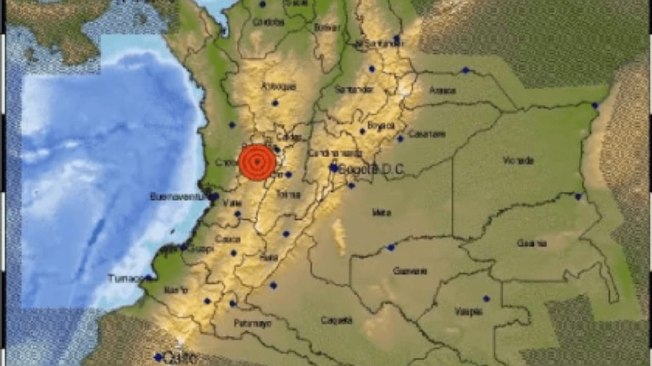 Tremor de magnitude 5,6 atinge região cafeicultora na Colômbia