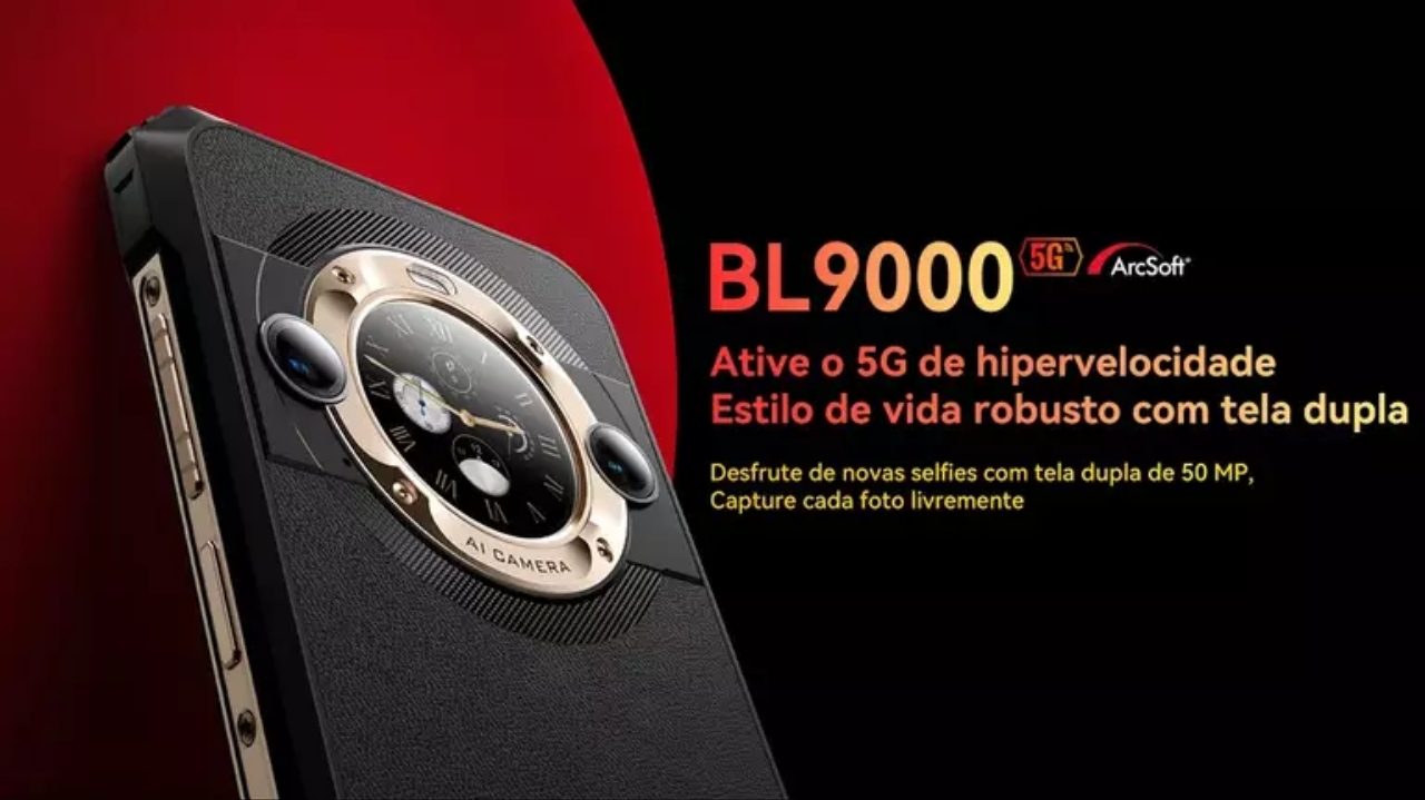 Blackview lança Smartphone BL9000 com tecnologia avançada e resistência superior