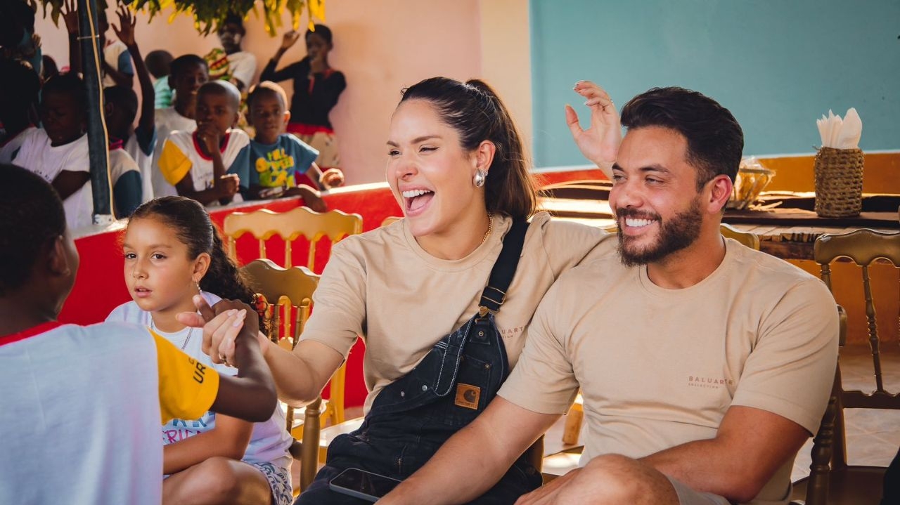 Wesley Safadão e Thyane Dantas levam projeto WSolidário à África