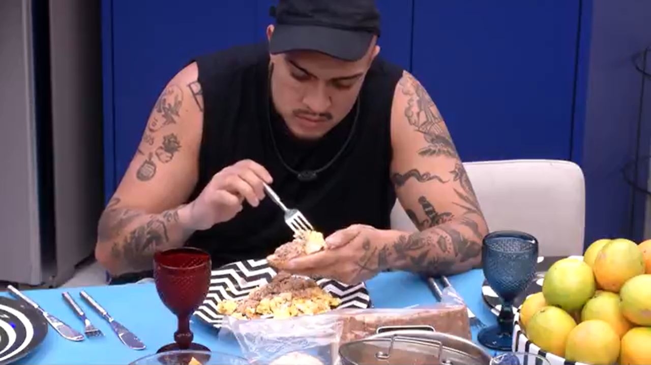BBB24: Bin Laden prefere fazer o próprio almoço a comer comida de Davi
