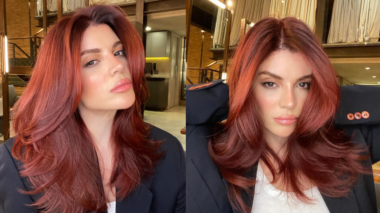 Vermelho “cherry” é a cor favorita para pintar os cabelos nessa estação