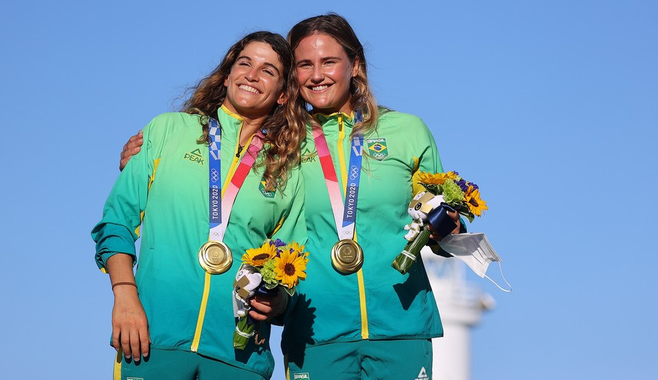 Ouro que reflete a tradição na vela e o DNA vencedor brasileiro nos barcos