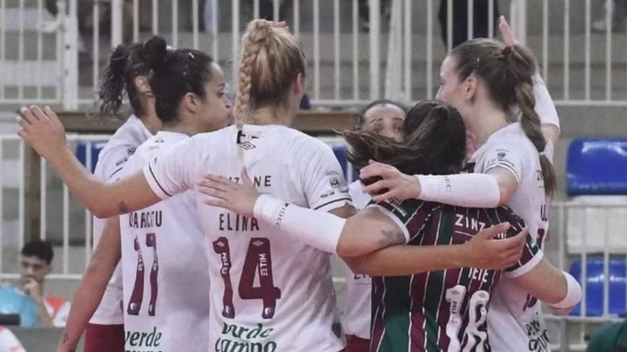 Fluminense dá conta do recado e vence o São Caetano com autoridade pela Superliga Feminina de Vôlei