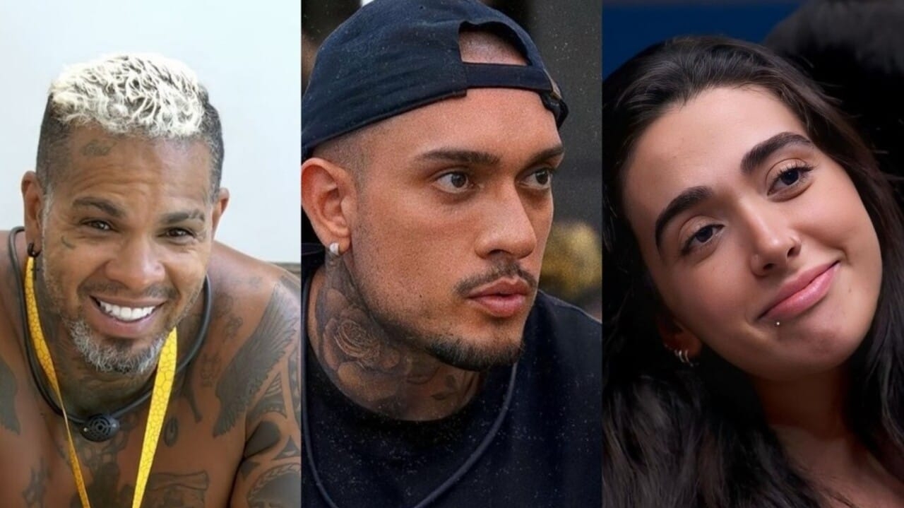 Rodriguinho se irrita com amassos de Giovanna e MC Bin Laden