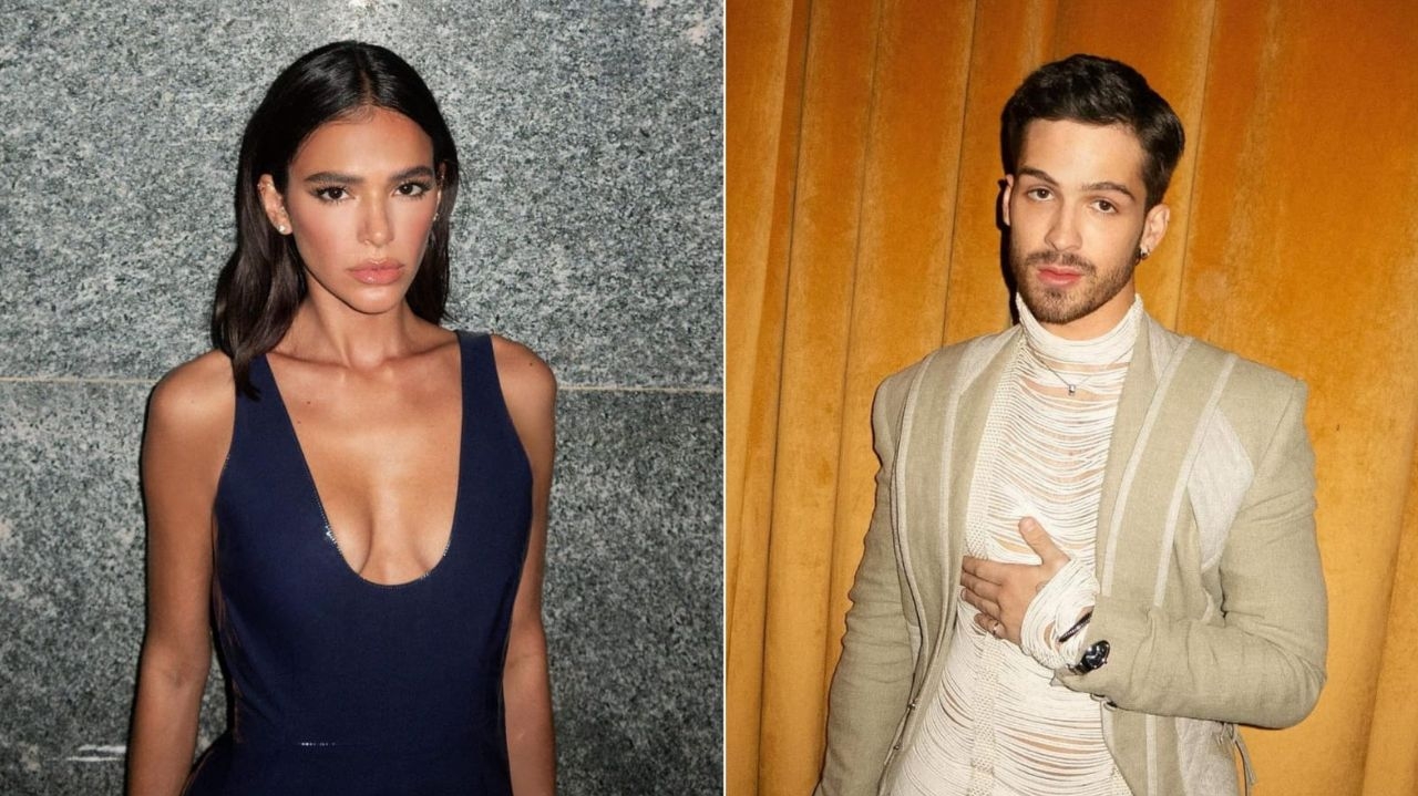 Bruna Marquezine e João Guilherme curtem camarote em Salvador distantes