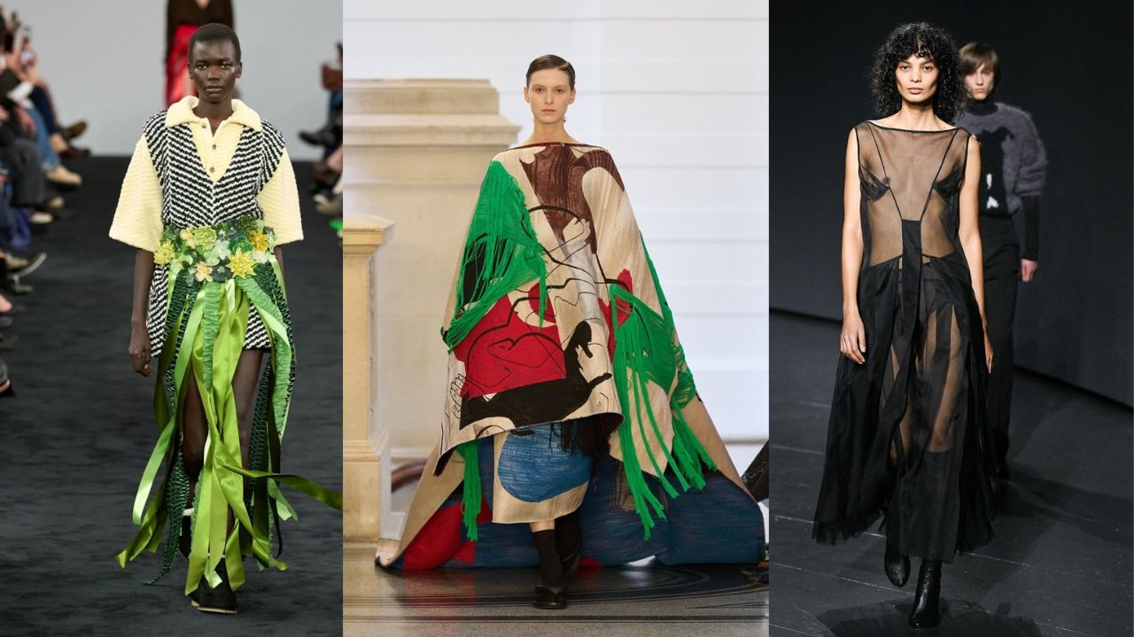 Franjas são destaques na Semana de moda de Londres 