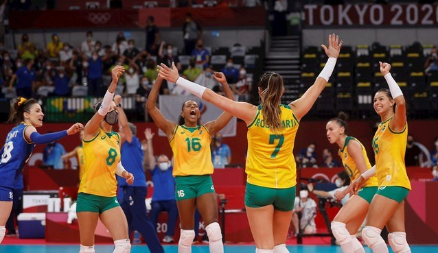 Brasil vence a Rússia e avança para semifinal das Olimpíadas de Tóquio