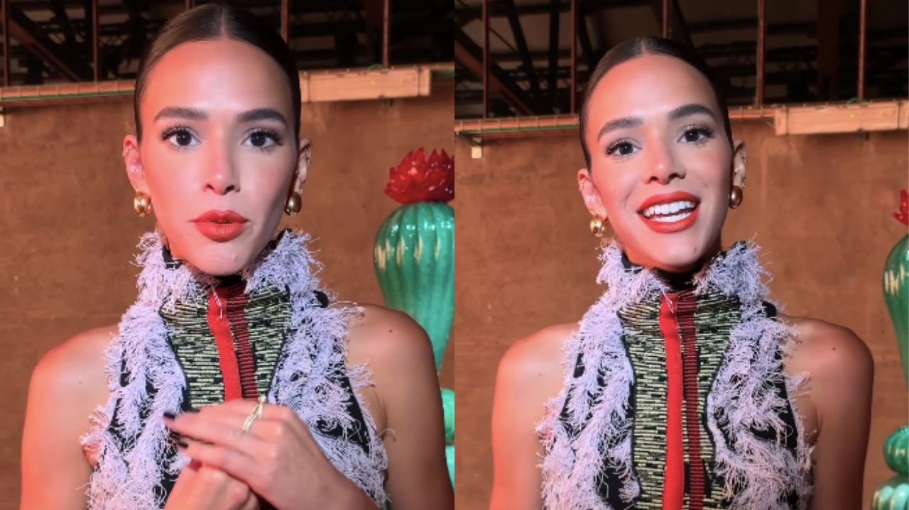 Bruna Marquezine se emociona ao encontrar Julianne Moore em Milão