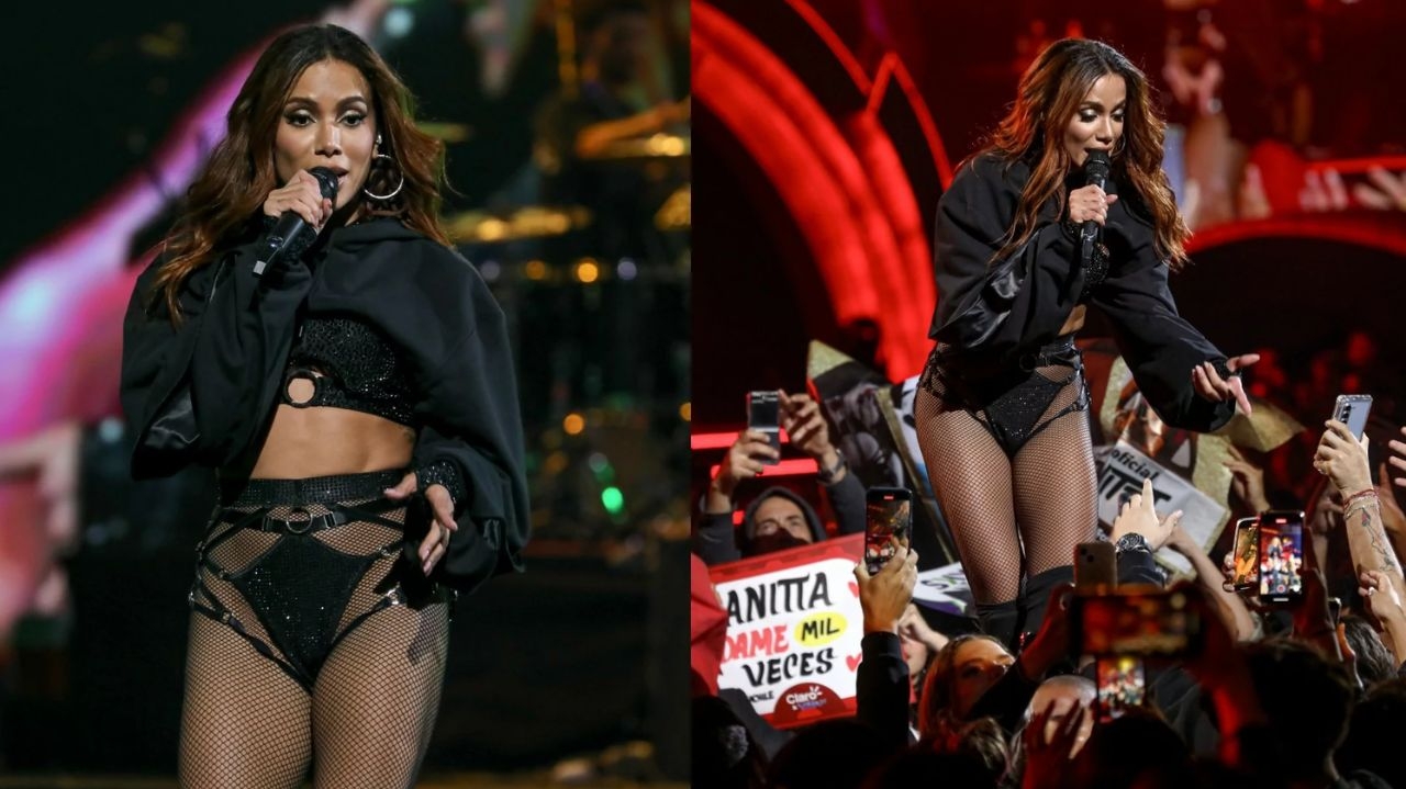 Anitta ganha prêmio “Gaivota de Prata” durante o  Vinã del Mar, no Chile