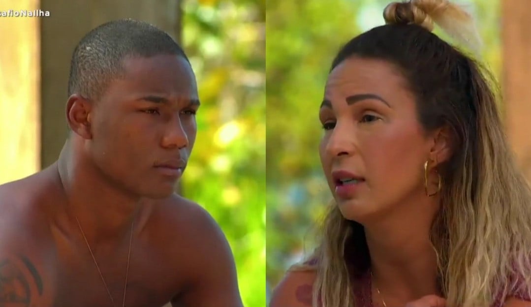 Ilha Record: Valesca se desculpa com MC Negão da BL