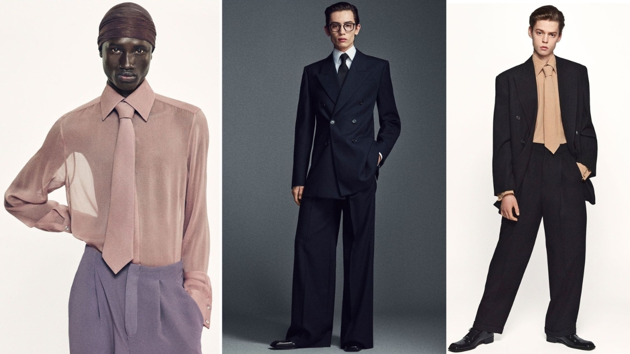 Saint Laurent encerra Paris Fashion Week com surpreendente e nostálgico desfile masculino