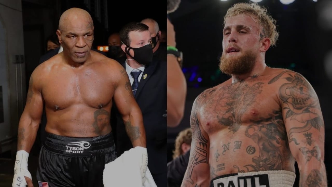 Lutadores Mike Tyson e Jake Paul se enfrentam no boxe em julho