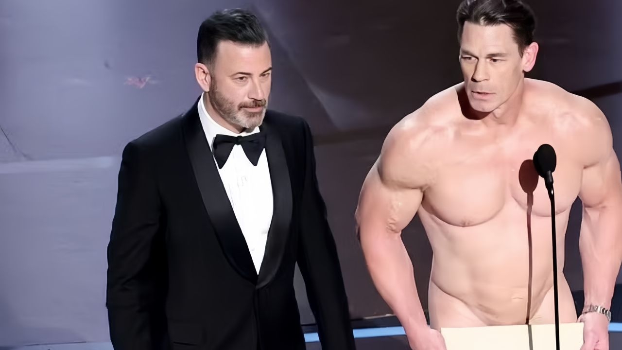 John Cena surpreende ao aparecer “nu” no palco da premiação do Oscar