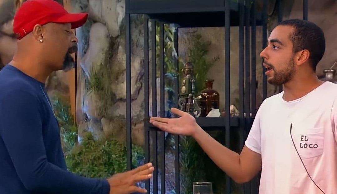 Ilha Record: Dinei detona jogo de Lucas Selfie e os dois trocam farpas durante o Exílio