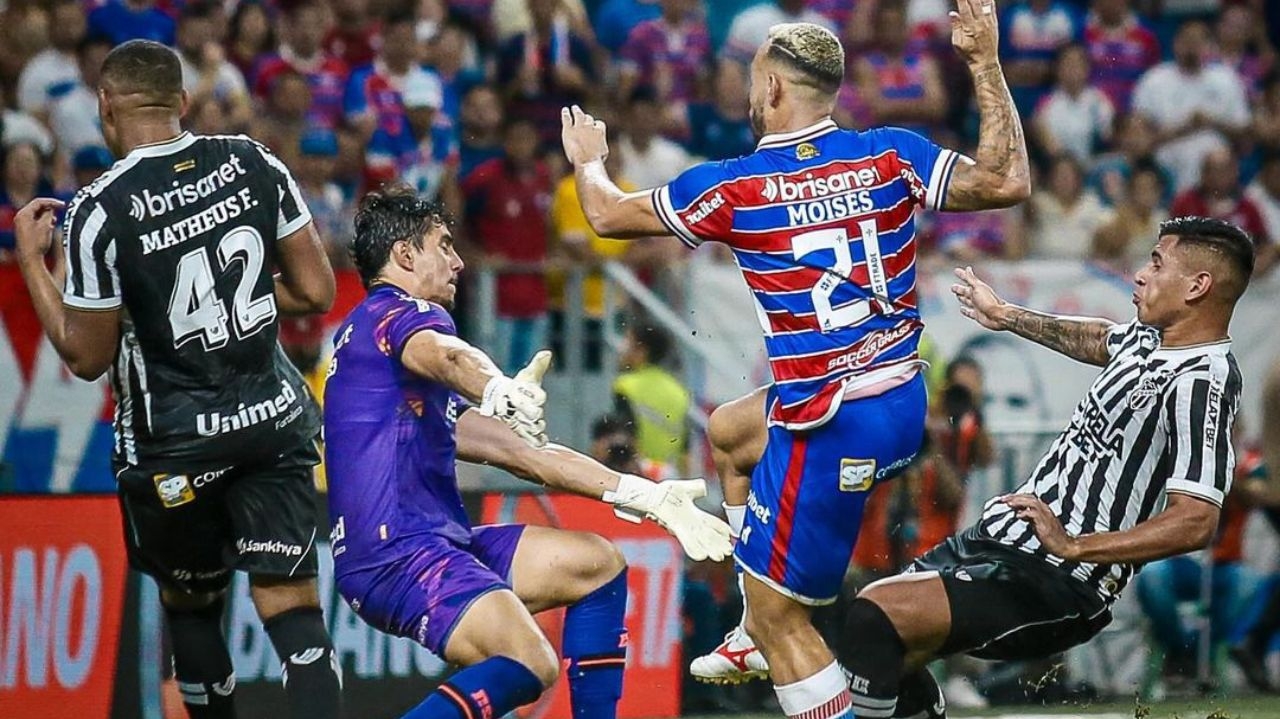 Fortaleza perde para o Ceará e amplia tabu sem vitórias pela Copa do Nordeste