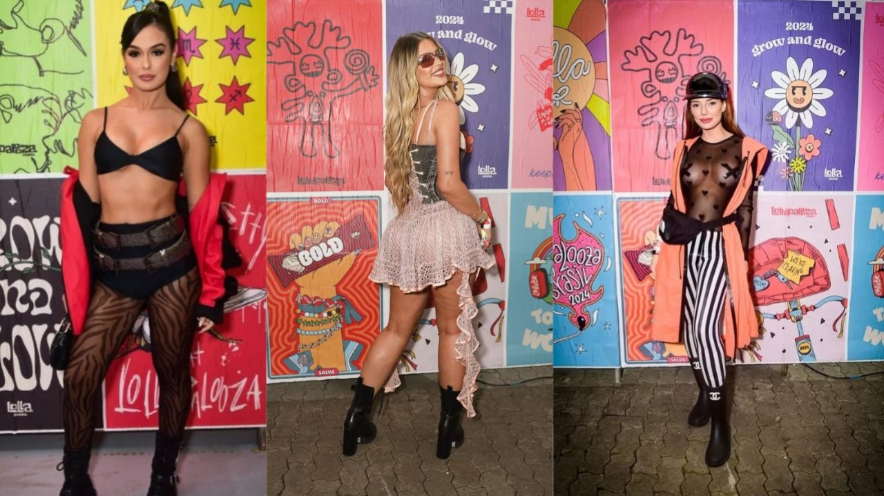 Lollapalooza 2024: inspire-se nas produções dos famosos para o terceiro dia de festival