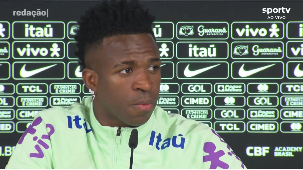 Em relato de luta contra o racismo, Vinicius Júnior chora em entrevista