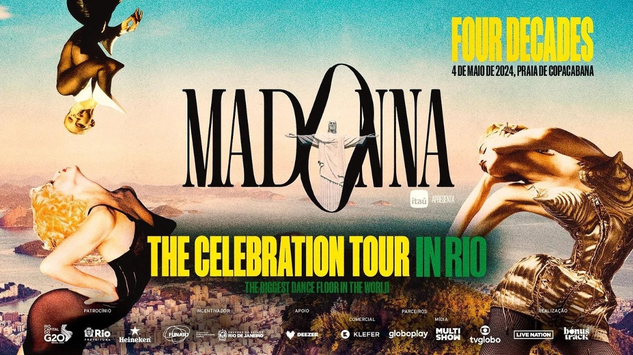 The Celebration Tour In Rio: saiba detalhes sobre o show de Madonna na praia de Copacabana