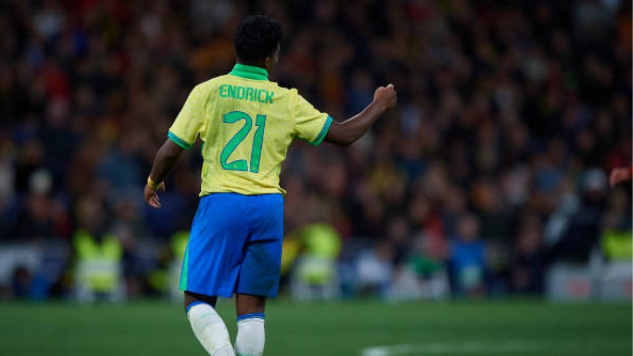 Jornais espanhóis enaltecem Endrick após amistoso no Santiago Bernabéu