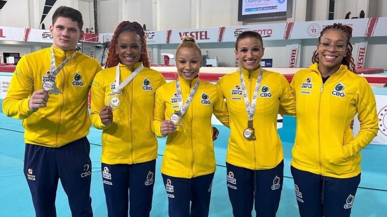 Brasil conquista quatro medalhas na Copa do Mundo de Ginástica