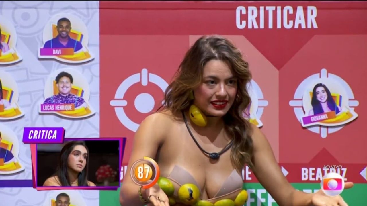 Beatriz crítica Giovanna no “Sincerão:” ‘Pra mim você é uma planta que o Gnomo rega’