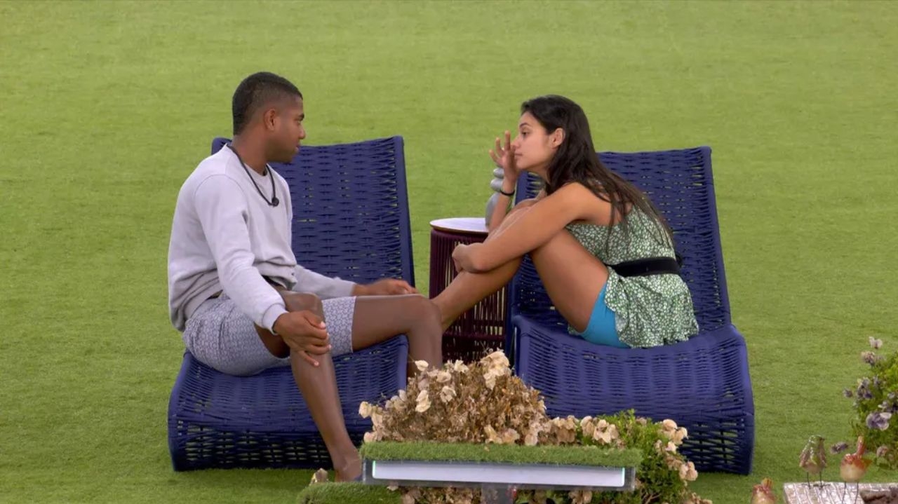 BBB24: Davi conversa com Alane e aposta em ser verdadeiro até a final