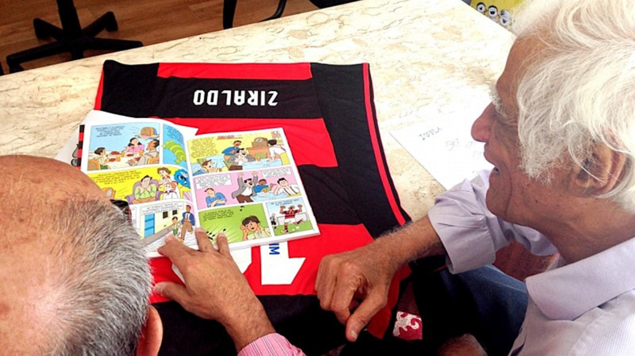 Torcedor fervoroso do Fla, Ziraldo imortalizou em desenhos a Copa União de 1987