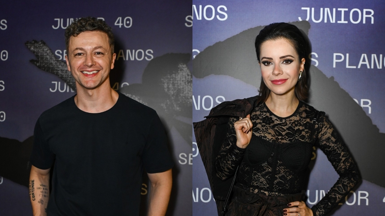 Lucas Lima encontra Sandy em festa de Junior e publica stories alcoolizado