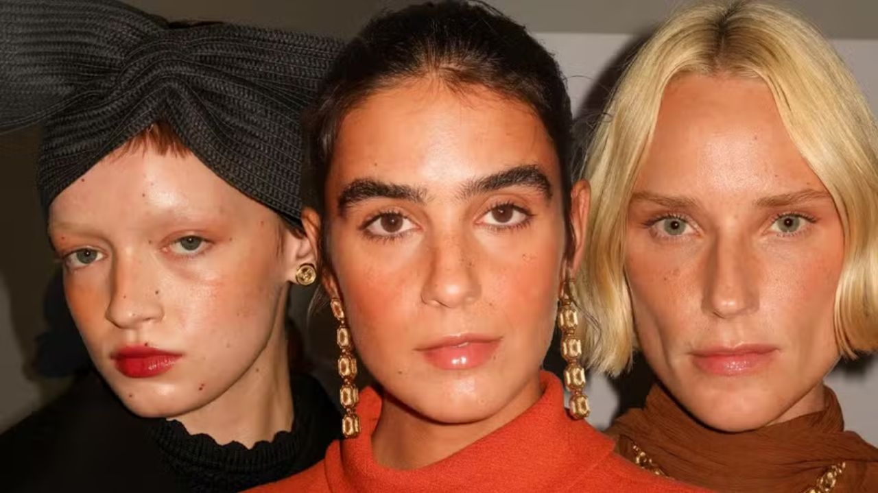 SPFW: Aluf apresenta beleza natural com sardas e blush na sua nova coleção