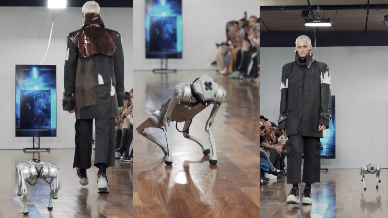 SPFW N57: cão robô chama atenção nas passarelas da Forca Studio