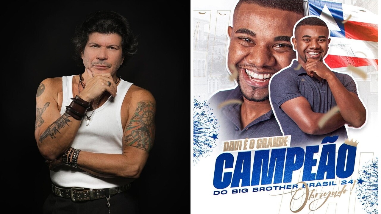 BBB 24: Paulo Ricardo parabeniza o campeão Davi em sua rede social