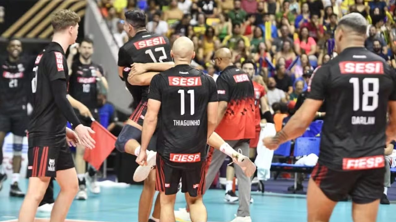Superliga Masculina de Vôlei: Sesi-Bauru vence o Campinas e conquista o título