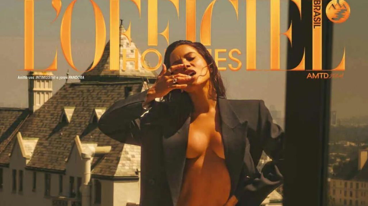 No topo do mundo: Anitta é a nova capa da L’Officiel Hommes Brasil