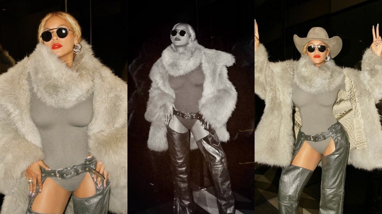 Beyoncé aparece com um body fio-dental e surpreende fãs