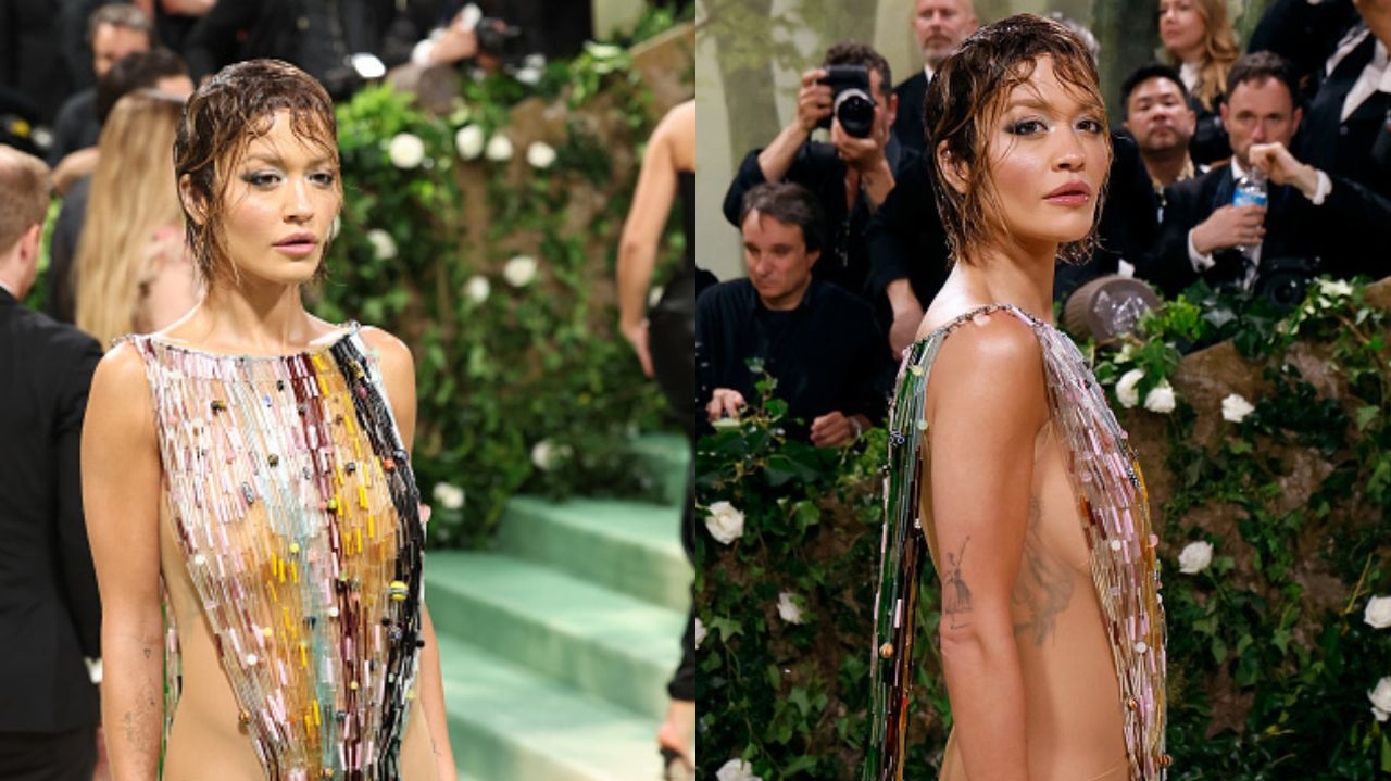 Look de Rita Ora rouba a cena no tapete do Met Gala 2024