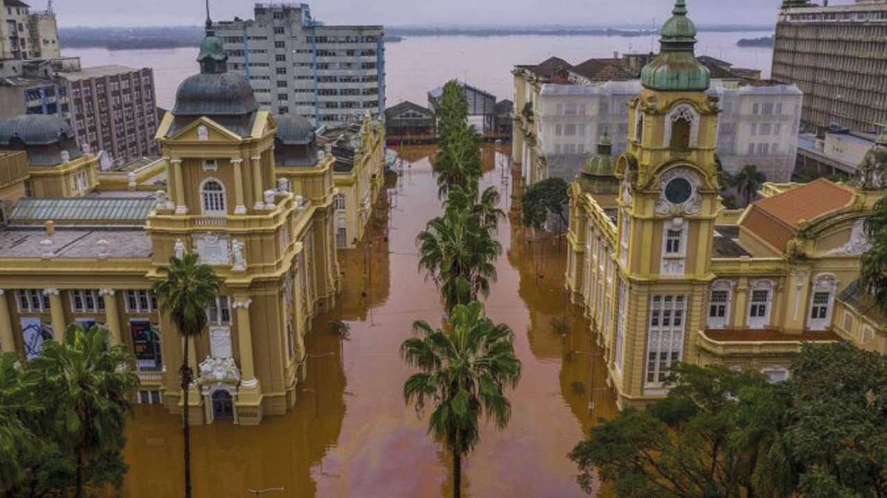 Projeção mostra que Rio Guaíba levará mais de 30 dias para abaixar