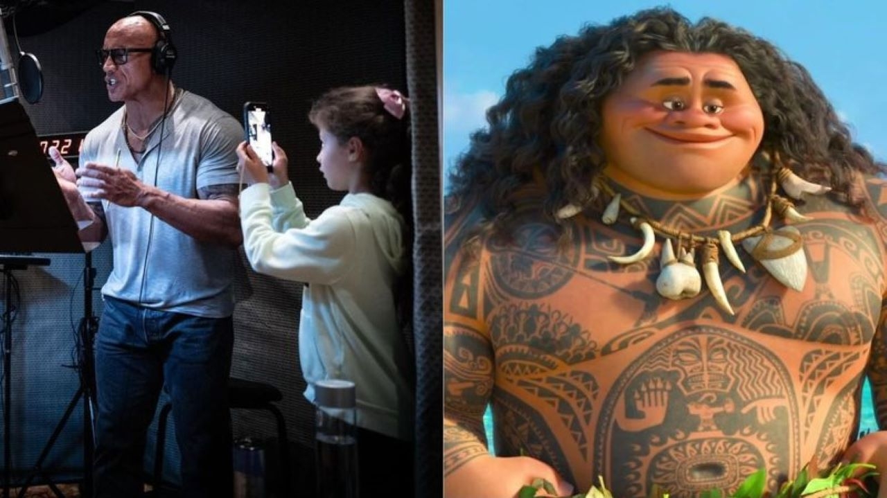 Dwayne Johnson anuncia fim das gravações como Maui em “Moana 2”
