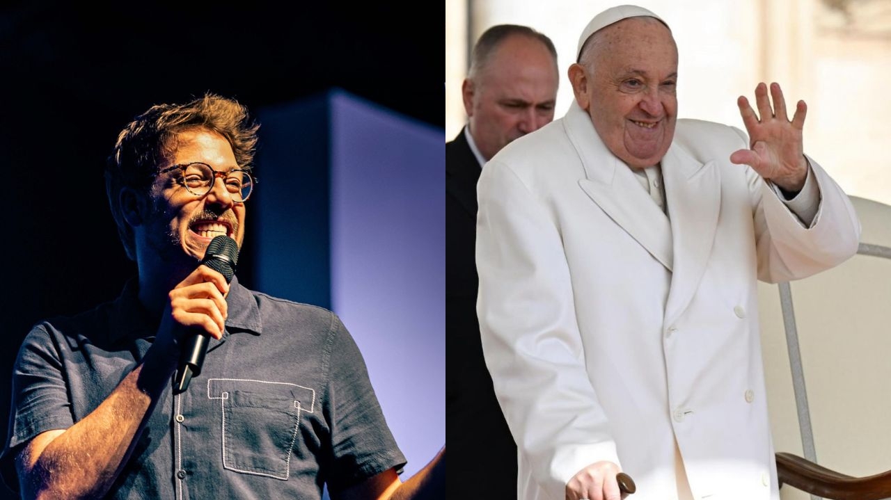 Fábio Porchat recebe convide inusitado para participar de encontro com Papa Francisco