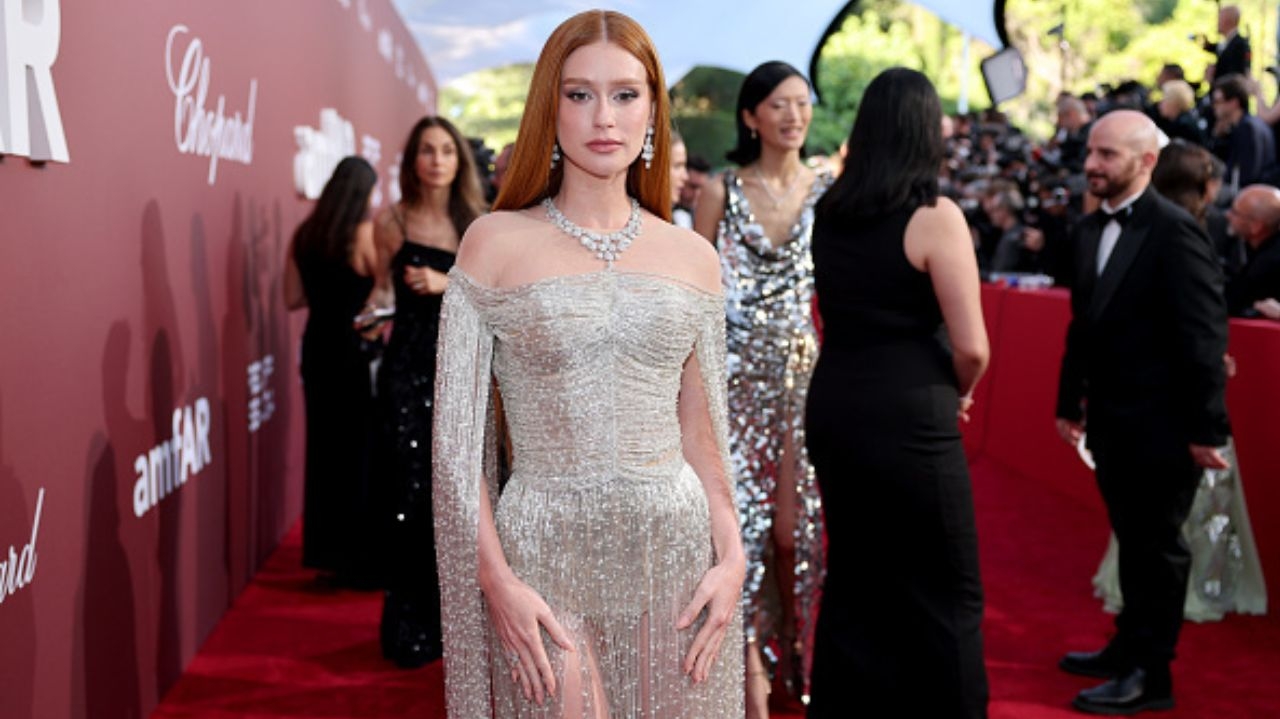 Marina Ruy Barbosa brilha em baile de gala da amfAR