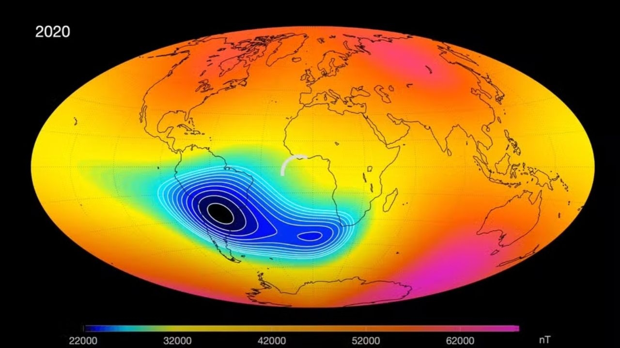 Aumento da Anomalia magnética chama atenção