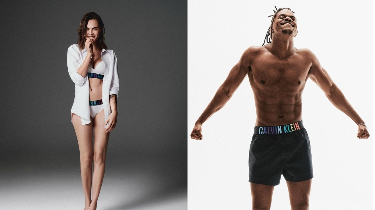 Calvin Klein se une a Cara Delevigne e Jeremy Pope para nova campanha pride