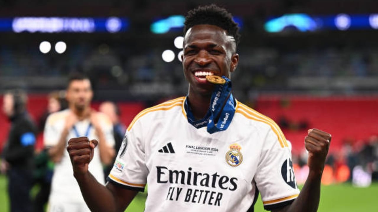 Celebridades comemoram gol de Vini Jr. após vitória do Real Madrid na Champions League