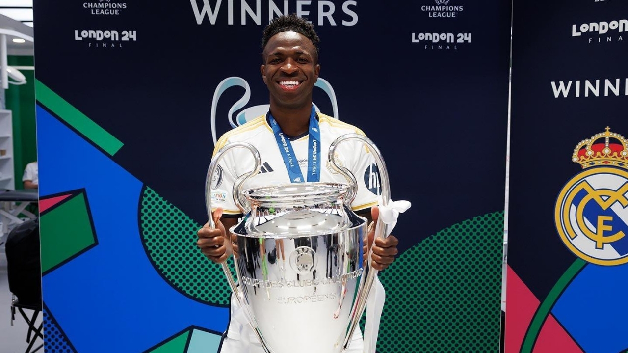 Vinicius Jr  é eleito o melhor jogador da Champions League