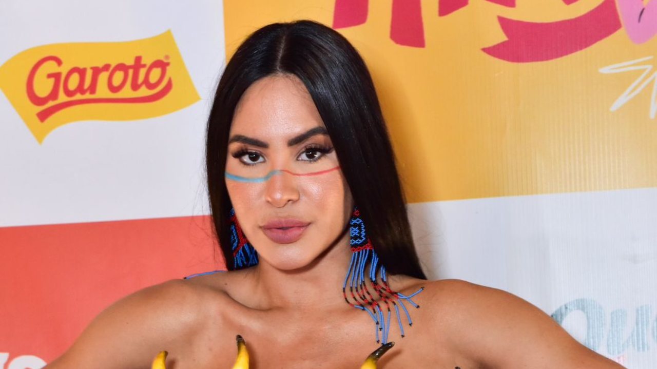 Isabelle homenageia bois de Parintins em look para o São João da Thay